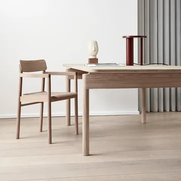 Post 6438 dining table - Soaped oak, 100x225 cm - Fredericia Furniture