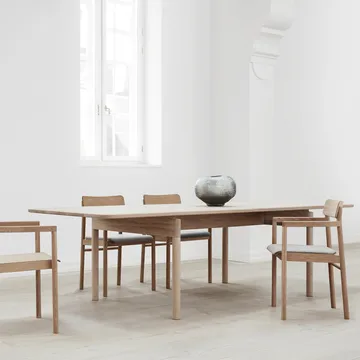 Post 6442 dining table - Light oiled oak, 100x320 cm - Fredericia Furniture
