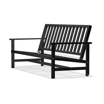09 sofa - Black, 3 seater - Fri Form
