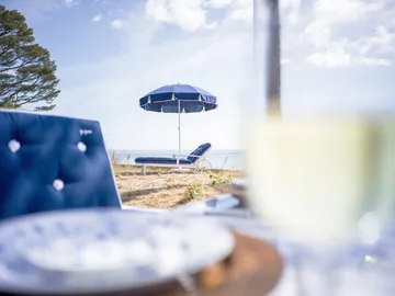 90 parasol - Navy blue, Ø220 cm - Fri Form