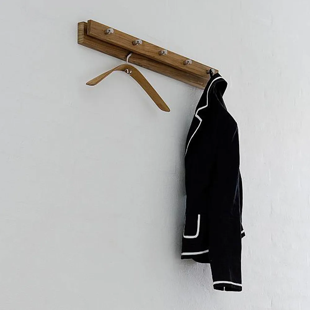 Cutter coat rack, Oak, 7 knobs Fritz Hansen