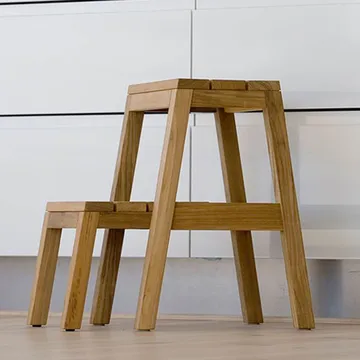 Dania step ladder - Oak - Fritz Hansen