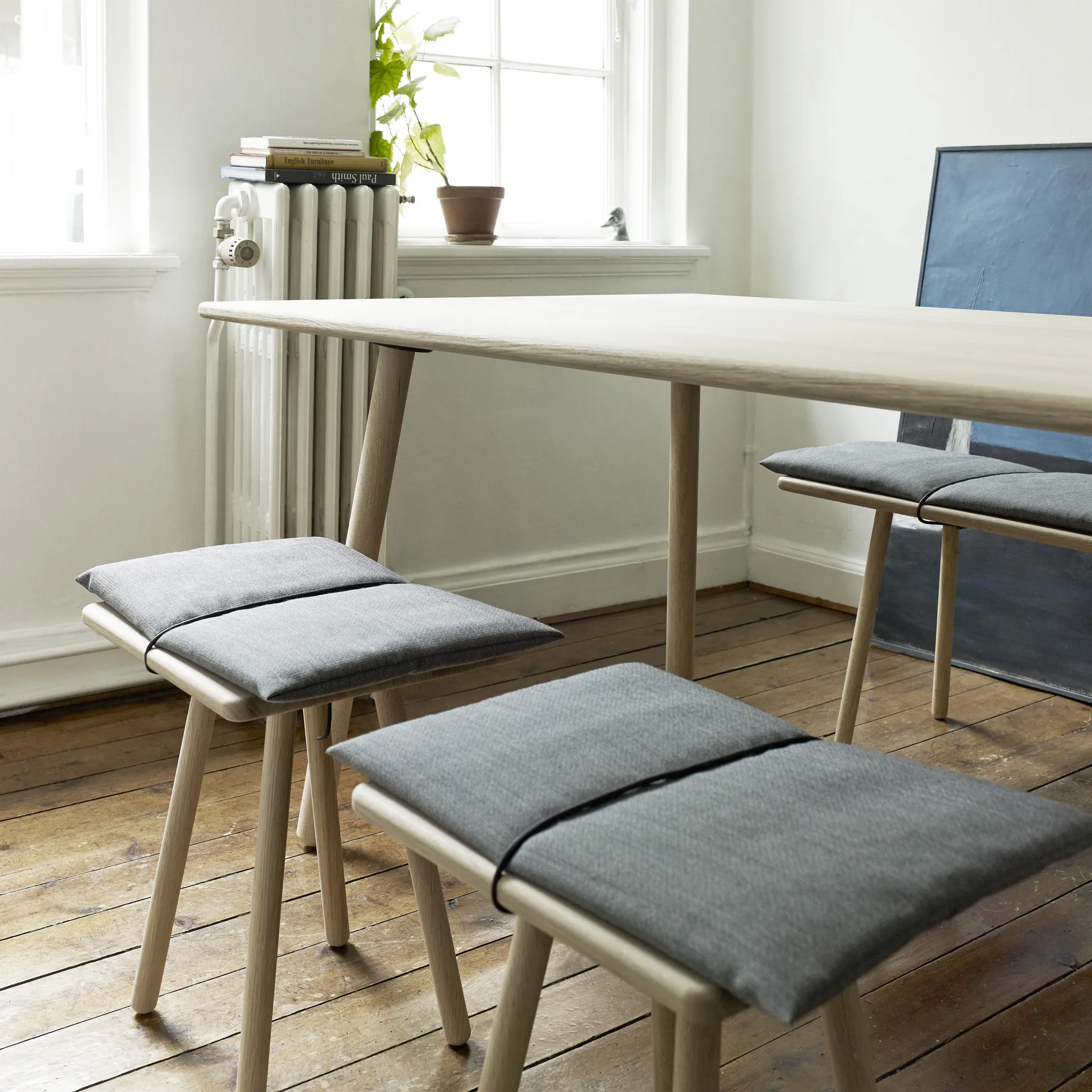 Georg stool, oak Fritz Hansen