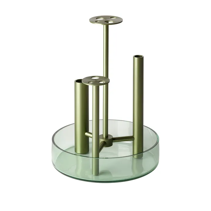 Ikeru vase Forest green - high - Fritz Hansen