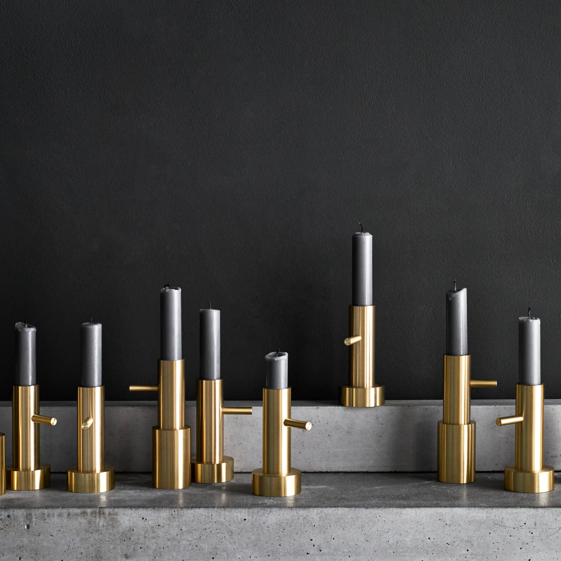 Jaime Hayon Single candle holder brass, #1 Fritz Hansen