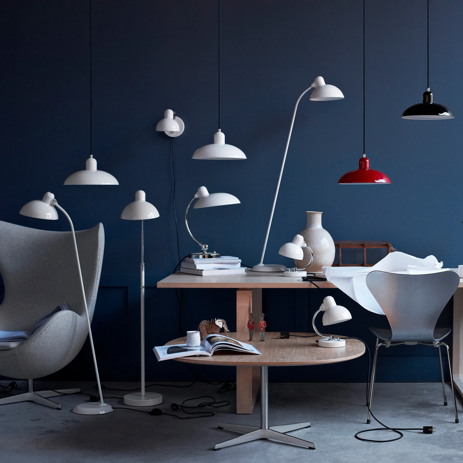 Kaiser Idell 6631-P pendant light, White Fritz Hansen
