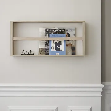 Norr magazine holder - oak - Fritz Hansen