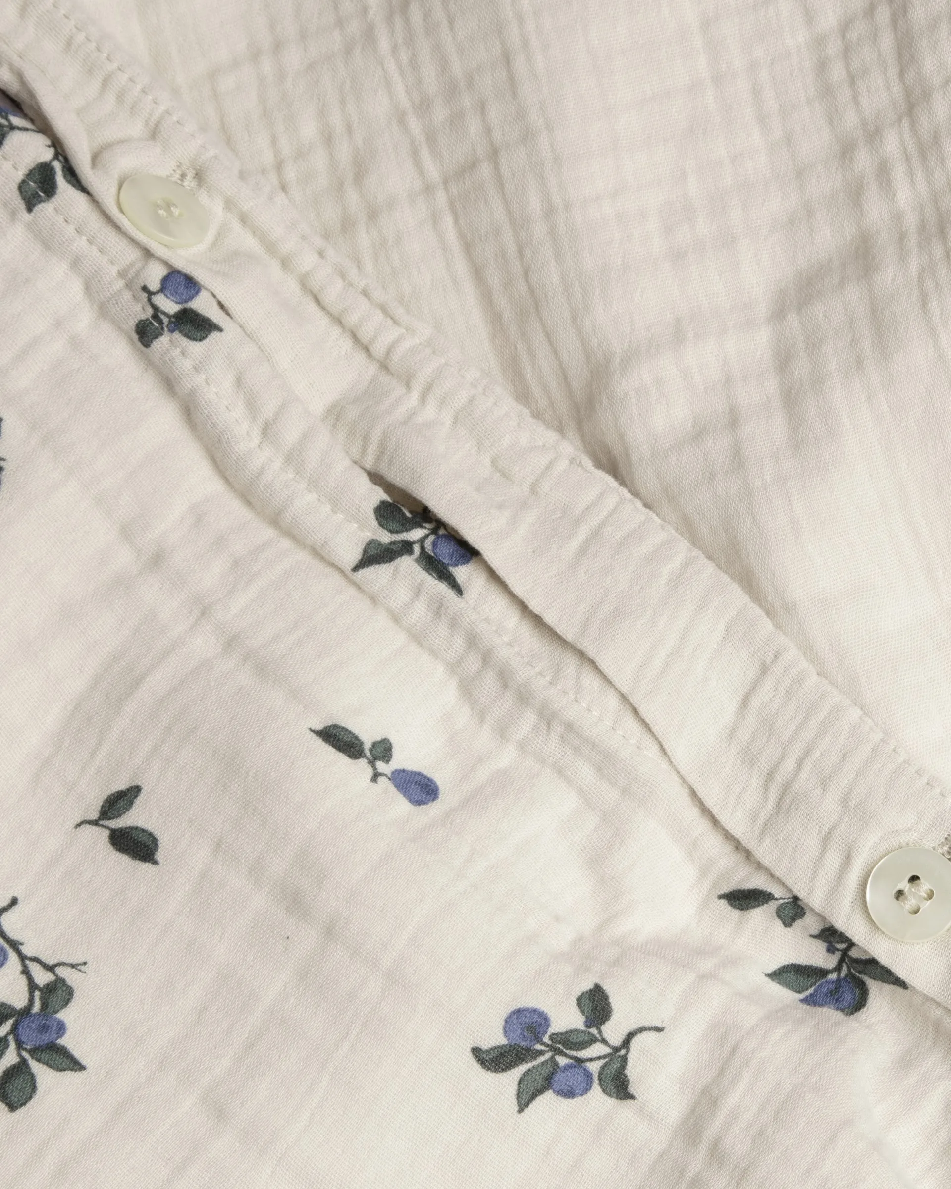 Blueberry Muslin bed set baby, 70x100 cm/40x45 cm Garbo&Friends