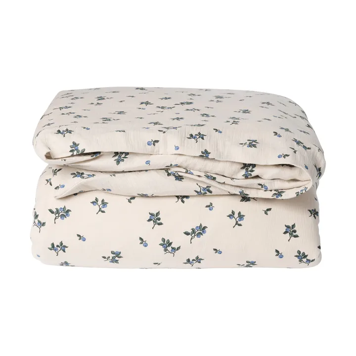 Blueberry muslin duvet cover - 140x200 cm - Garbo&Friends