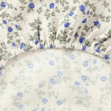Dainty Muslin fitted sheet - 90x200x30 cm - Garbo&Friends