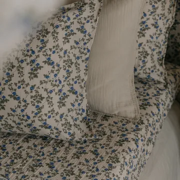 Dainty Muslin fitted sheet - 90x200x30 cm - Garbo&Friends