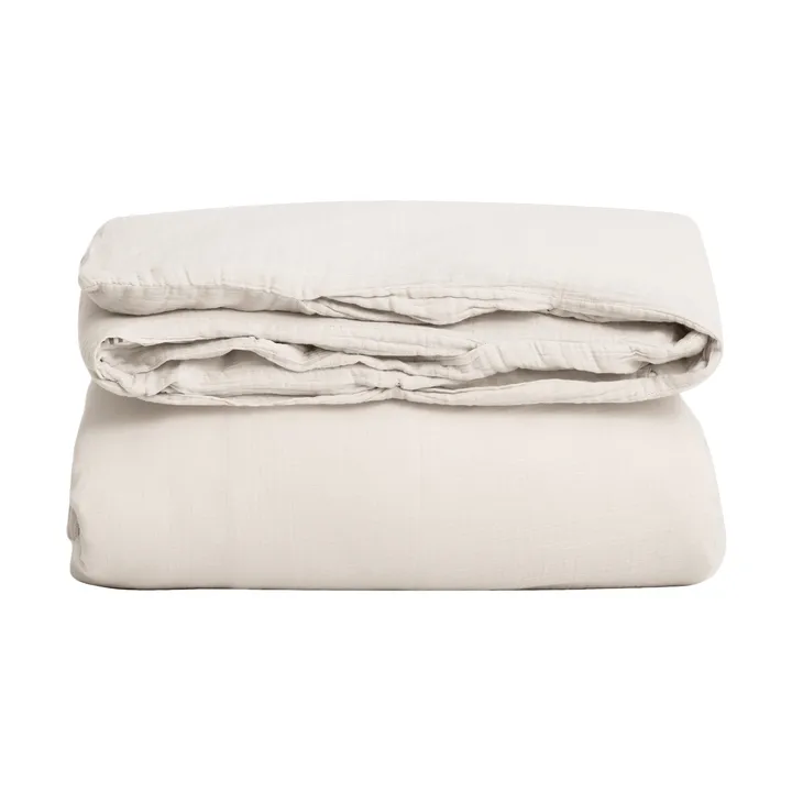Eggshell Muslin duvet cover - 135x200 cm - Garbo&Friends