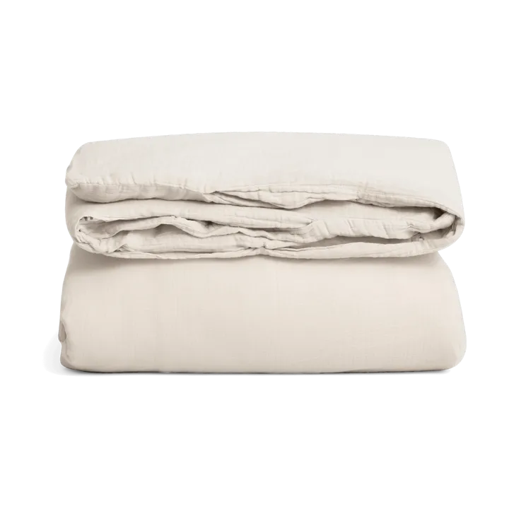 Eggshell Muslin duvet cover double - 240x220 cm - Garbo&Friends