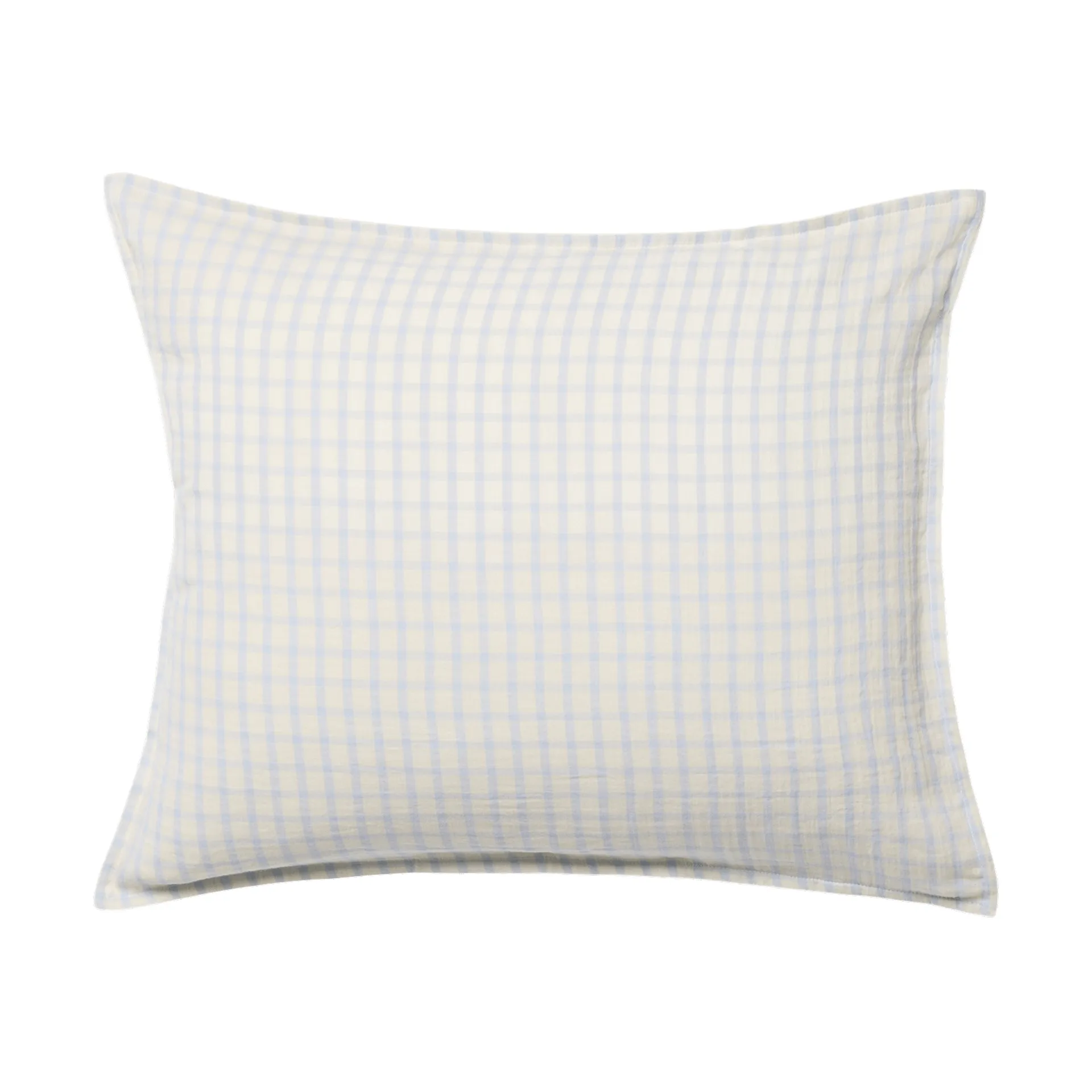 Gingham Sky Blue muslin pillowcase, Sky 50x70 cm Garbo&Friends