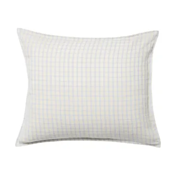 Gingham Sky Blue muslin pillowcase - Sky 80x80 cm - Garbo&Friends