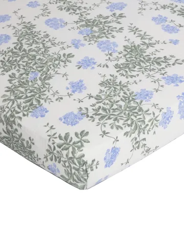 Plumbago Muslin fitted sheet - 70x140x20 cm - Garbo&Friends
