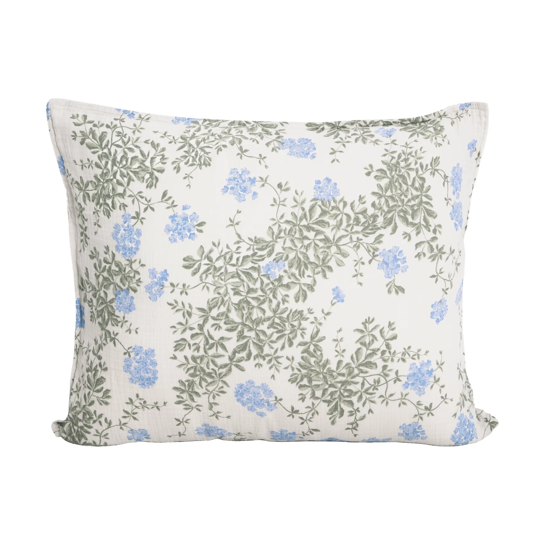 Plumbago Muslin pillowcase, 80x80 cm Garbo&Friends
