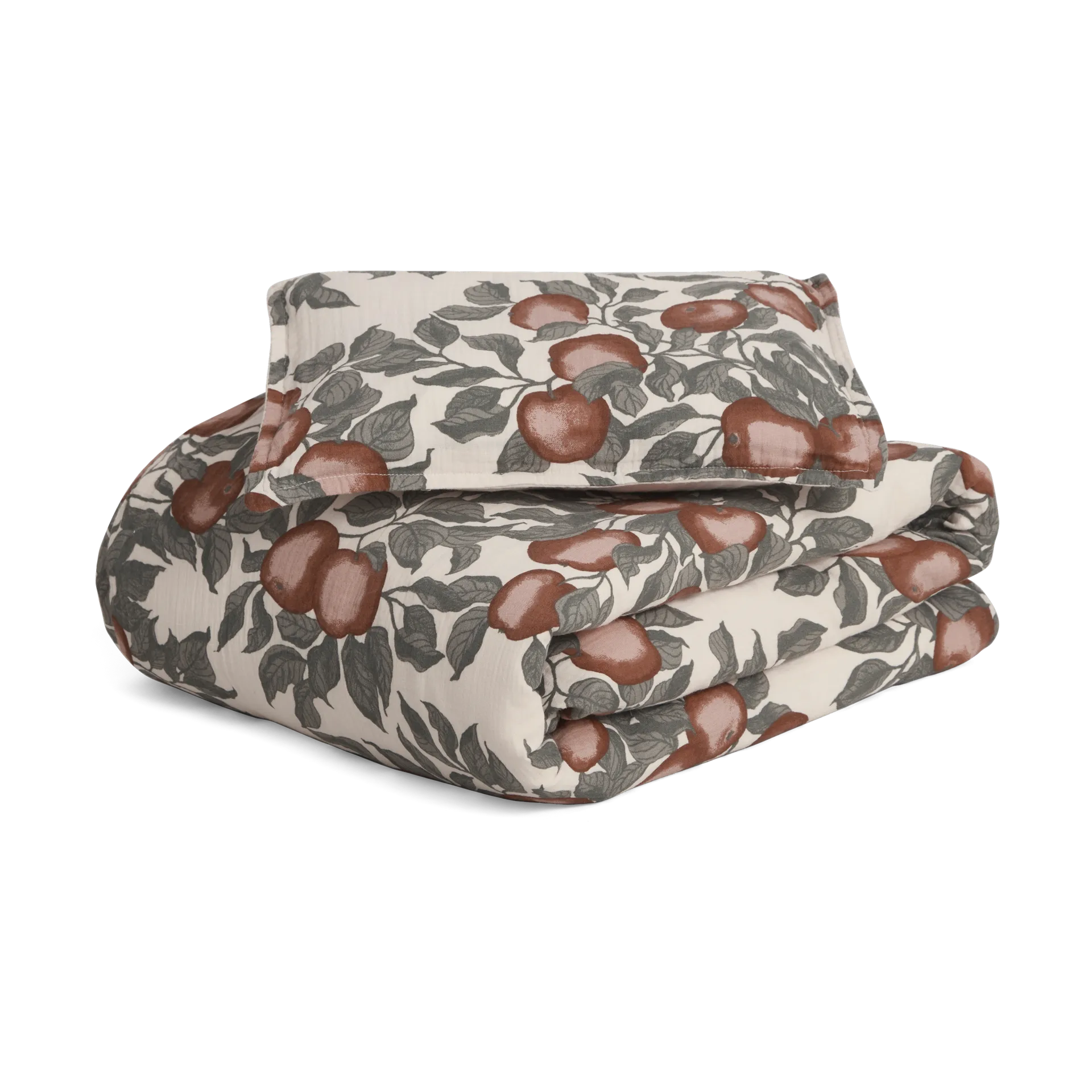 Pomme Muslin bed set baby, 70x80 cm/28x35 cm Garbo&Friends