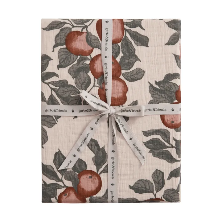 Pomme Muslin fitted sheet - 60x120x20 cm - Garbo&Friends