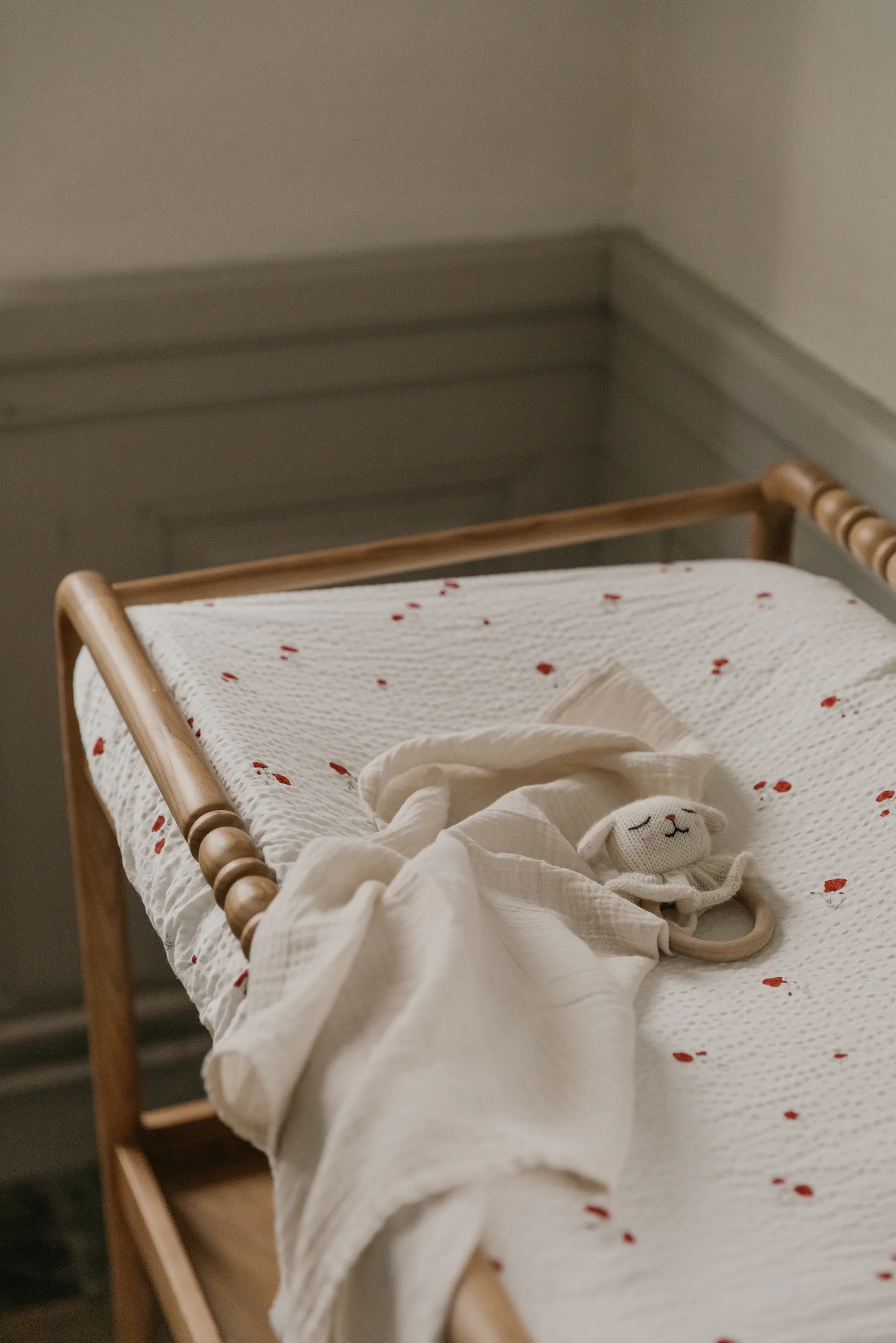 Poppy Seersucker changing pad, 50x70x15 cm Garbo&Friends