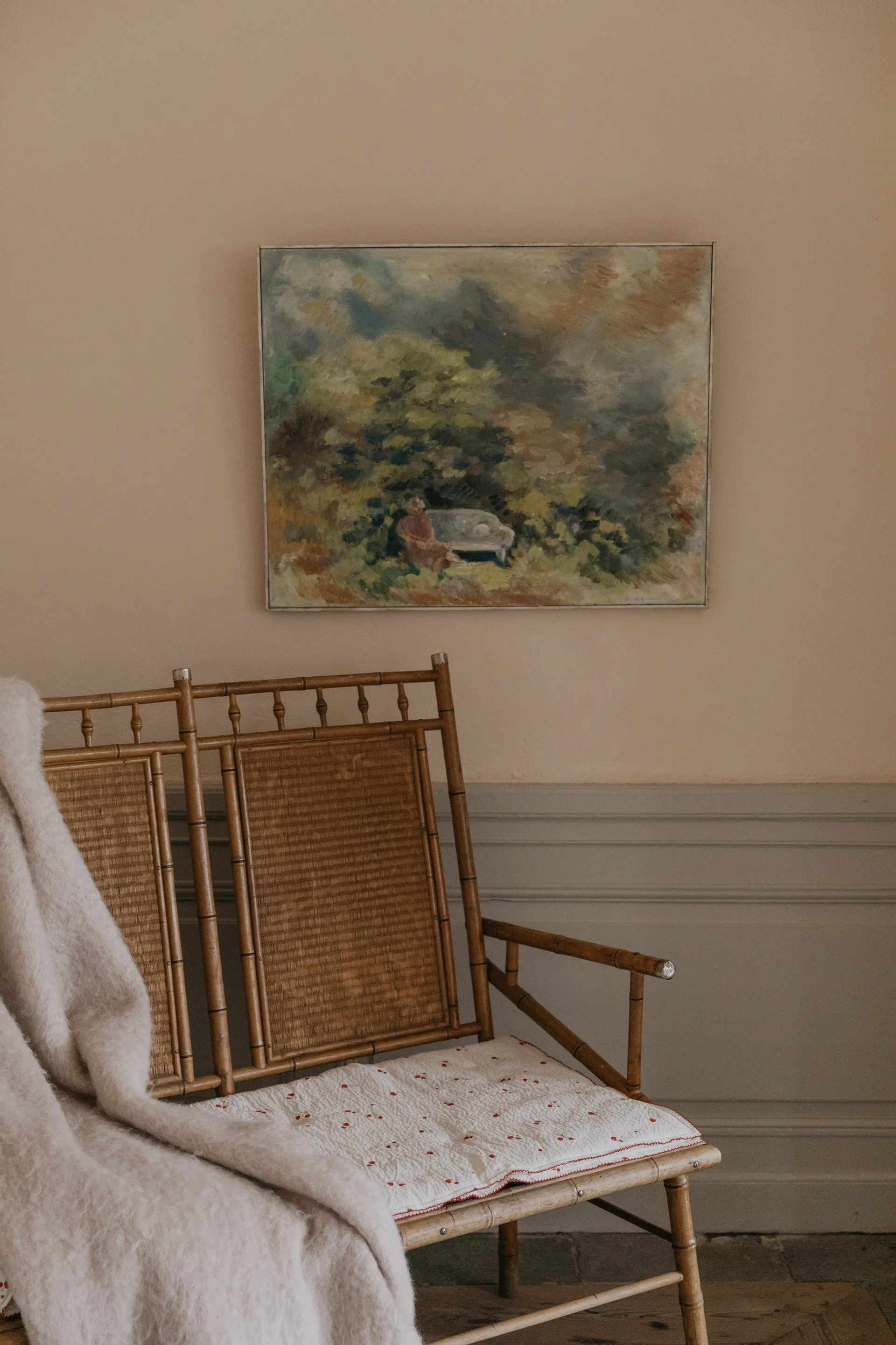 Poppy Seersucker padded blanket, 100x140 cm Garbo&Friends