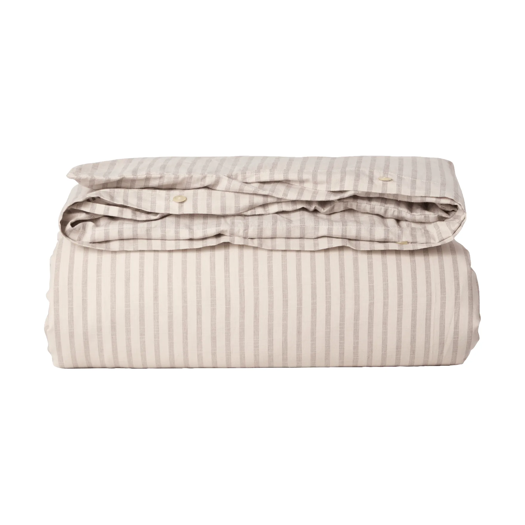 Stripe Mauve Muslin duvet cover, 150x210 cm Garbo&Friends