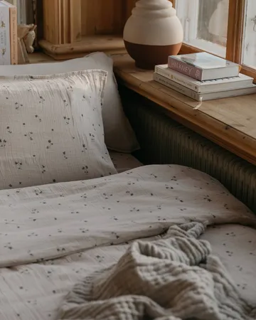 Viola Muslin duvet cover - 135x200 cm - Garbo&Friends