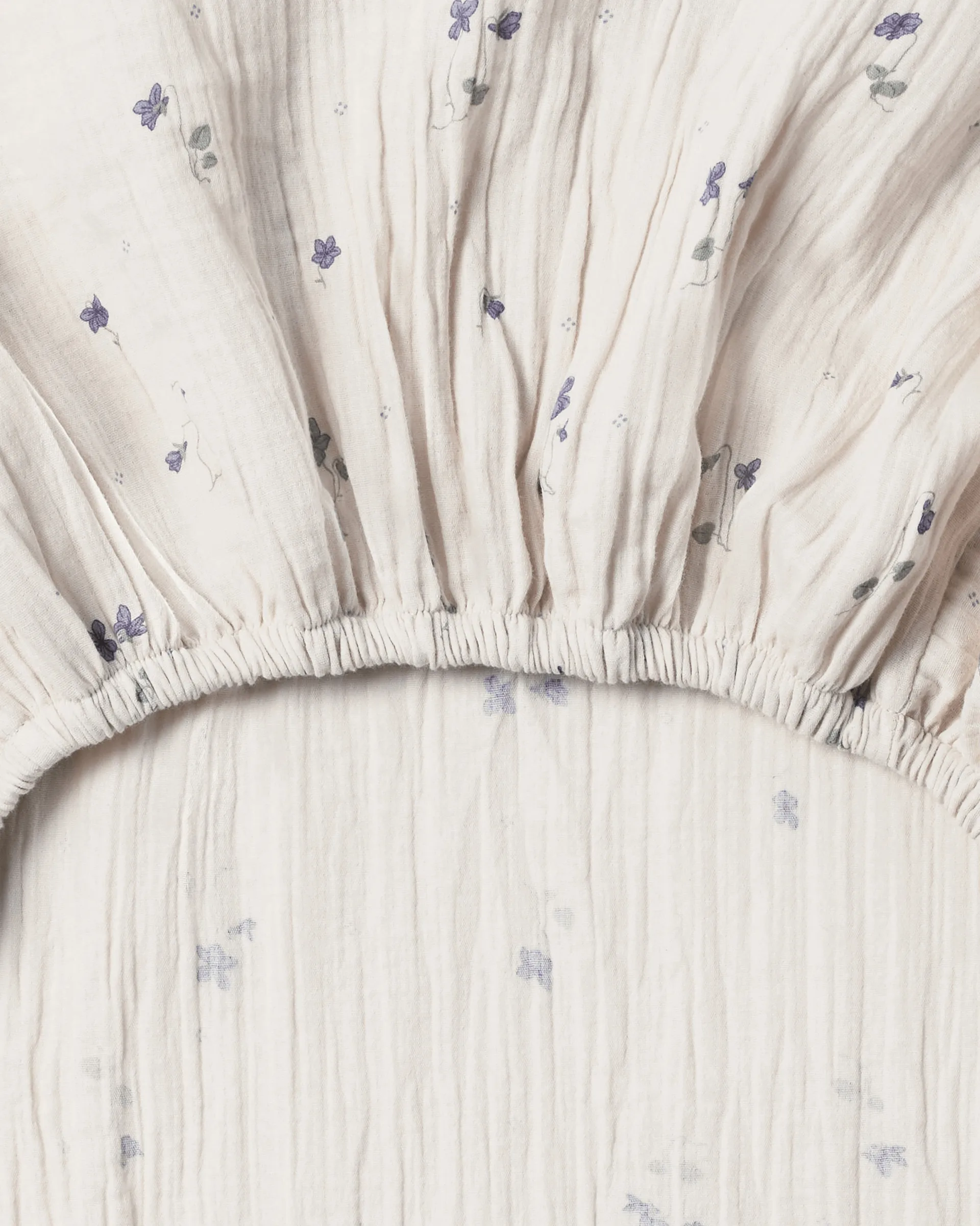 Viola Muslin fitted sheet, 160x200x30 cm Garbo&Friends