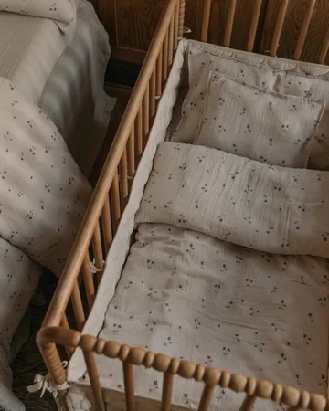 Viola Muslin Junior Bedding Set - 100x130 cm/35x55 cm - Garbo&Friends