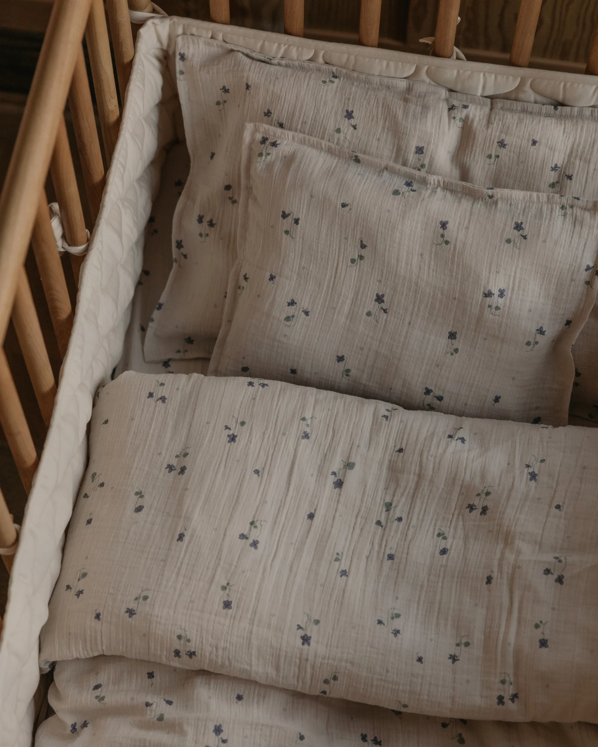 Viola Muslin Junior Bedding Set, 100x140 cm/40x60 cm Garbo&Friends