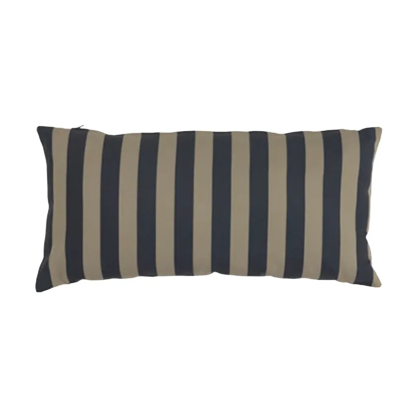 Garden Glory striped cushion, Black-beige, 25x50 cm Garden Glory