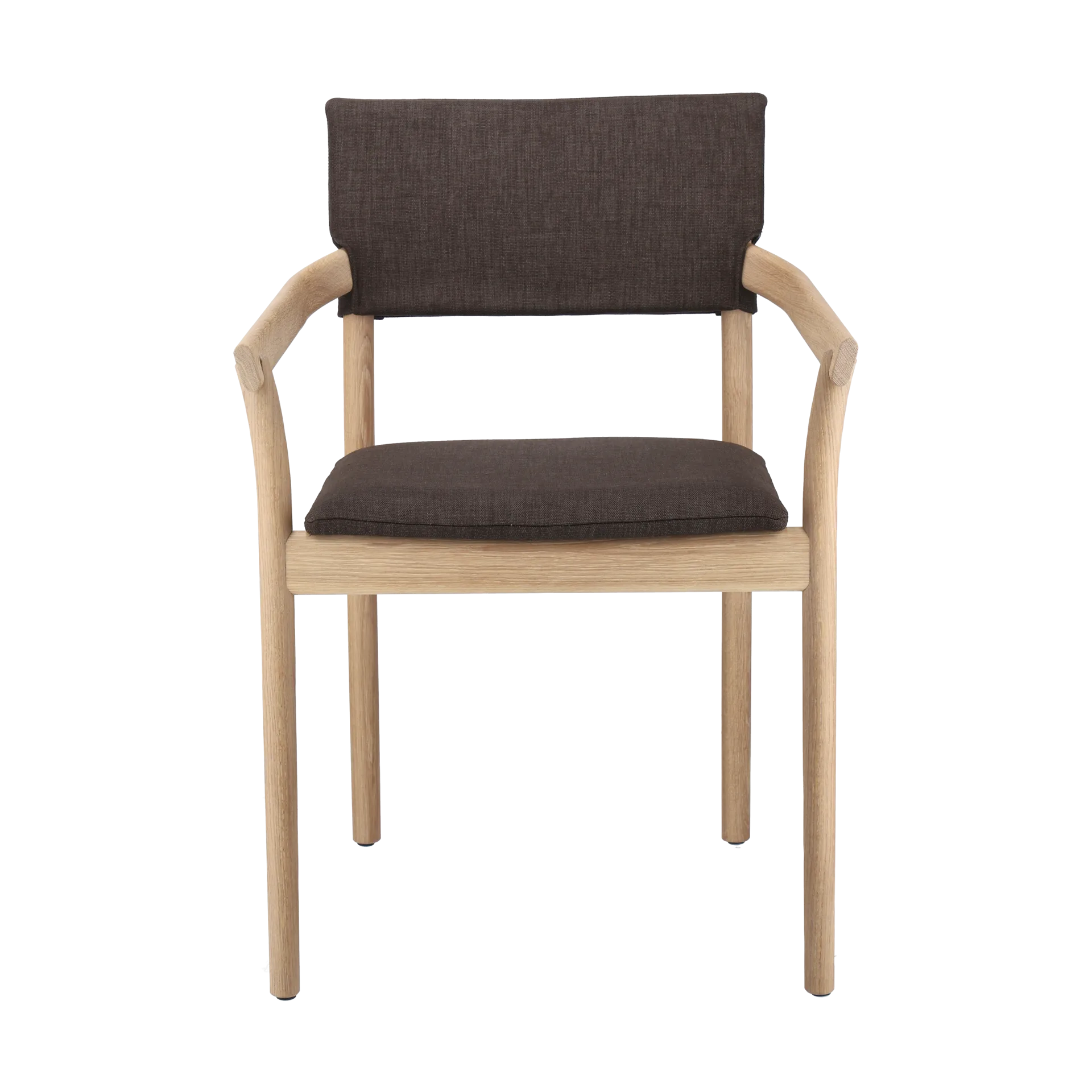 Vyn chair upholstered back, Monocoat natural-Lido 46 Mole Gärsnäs