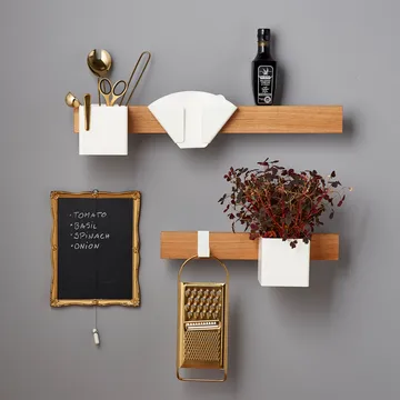 Flex Rail magnetic rail 40 cm - oak-white - Gejst
