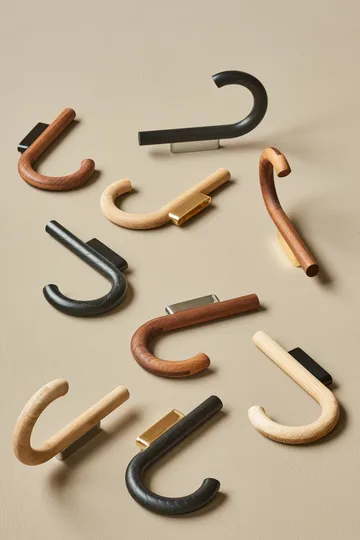 Hook hook 19 cm - Oak-black - Gejst