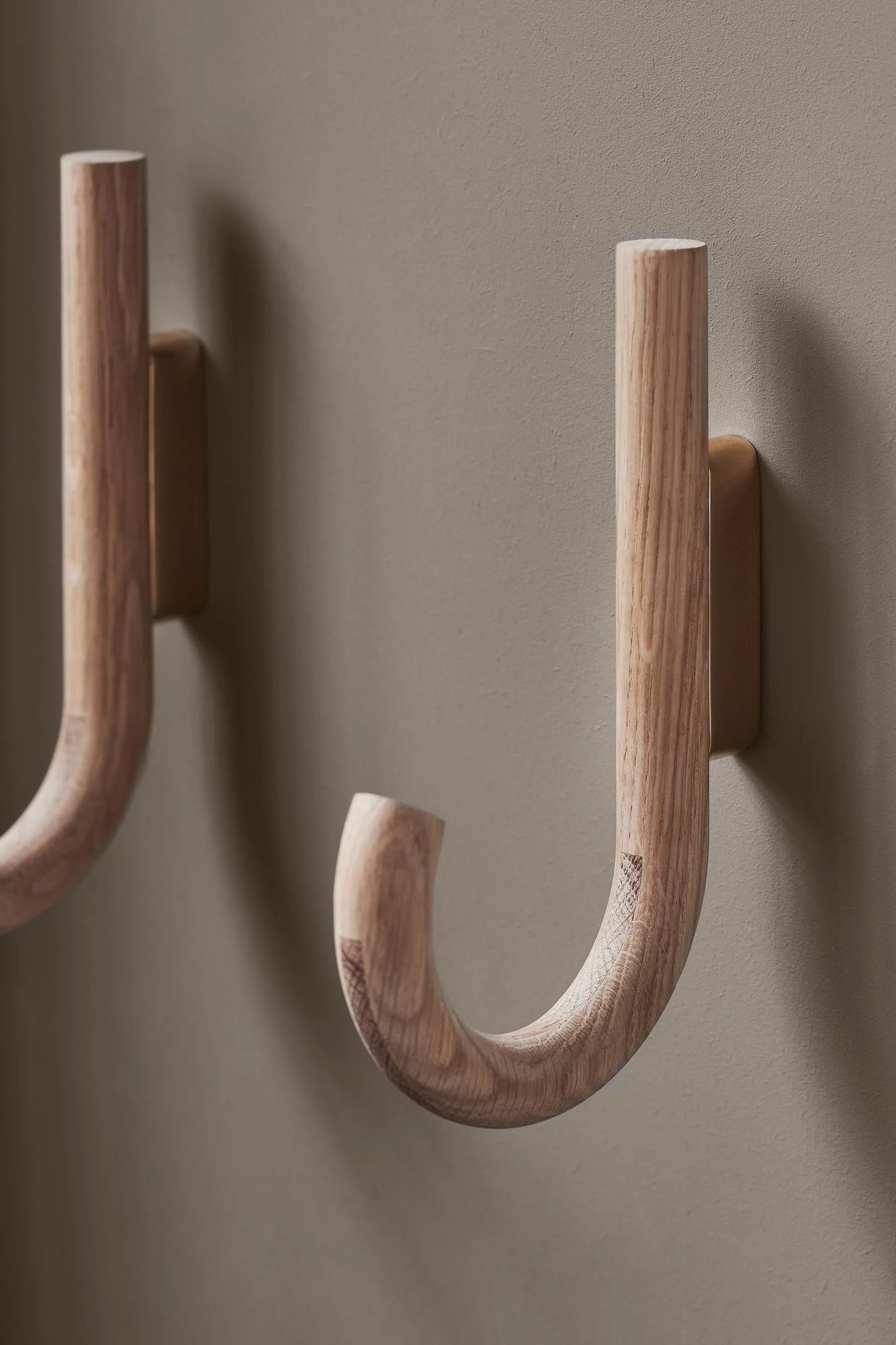 Hook hook 19 cm, Oak-brass Gejst