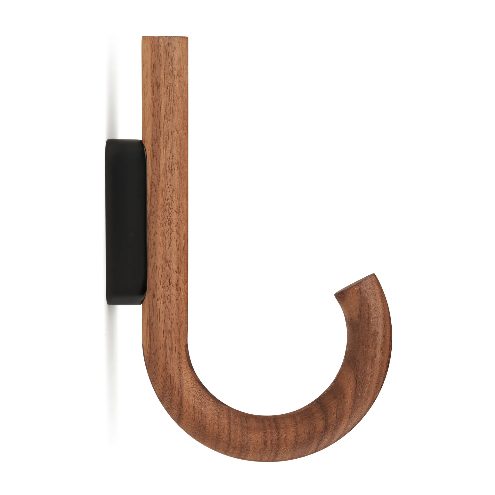 Hook hook 19 cm, Walnut-black Gejst