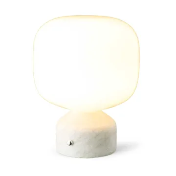 Meemo portable table lamp 23 cm - White marble - Gejst