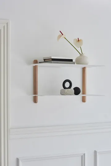Nivo shelf F large - Light oak-white - Gejst