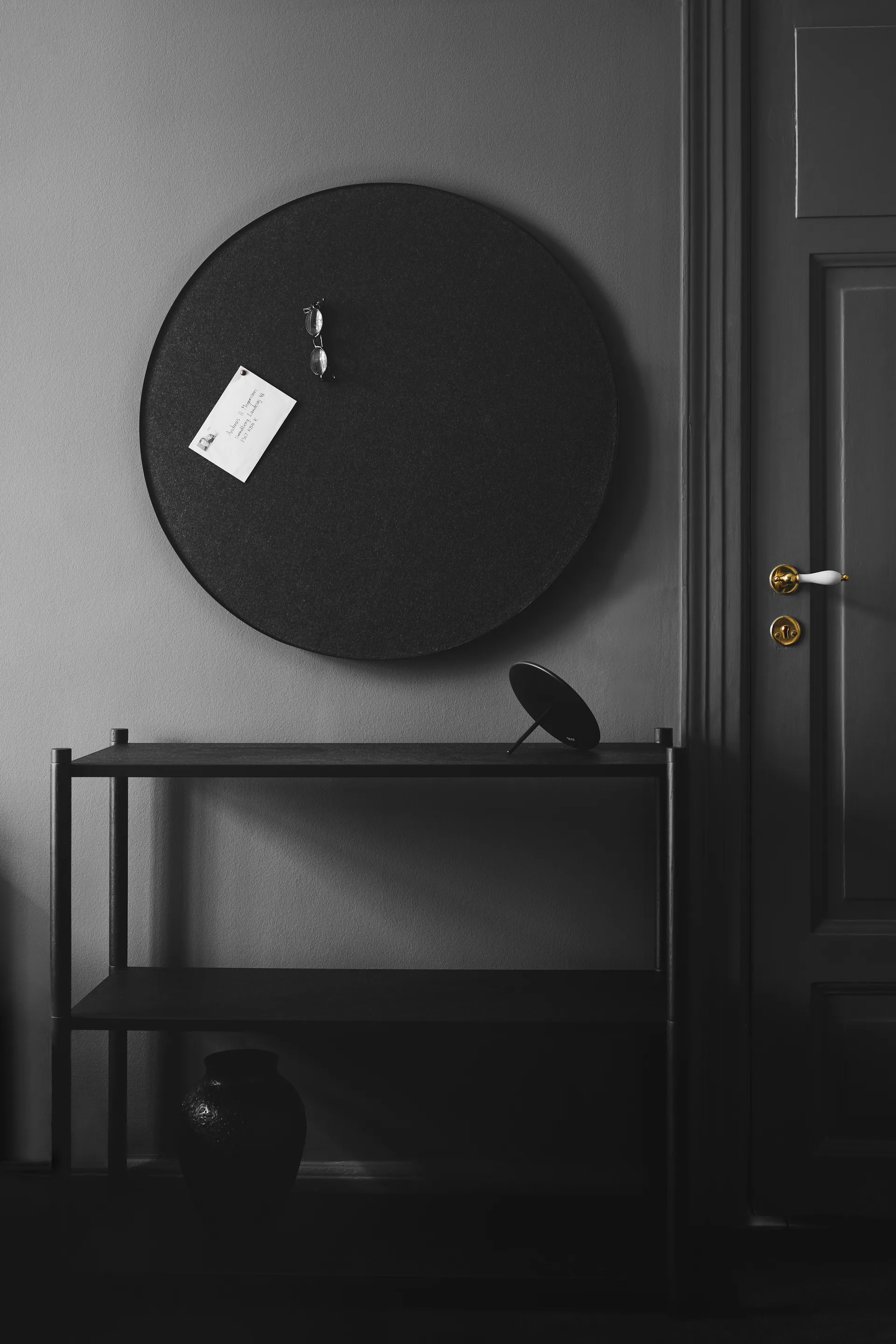 Sceene bookcase A, Black oiled oak Gejst