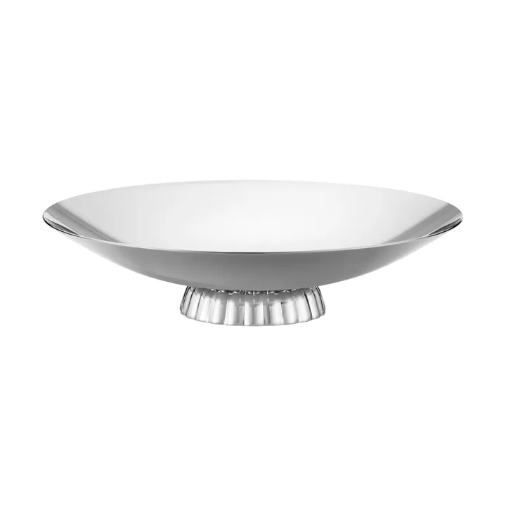 Bernadotte low serving dish - Stainless steel, Ø28 cm - Georg Jensen