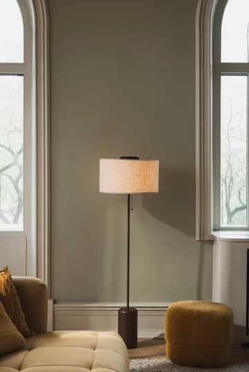 Bosco floor lamp - Brown-stained oak - Globen Lighting