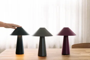 Cannes portable table lamp - Brown - Globen Lighting