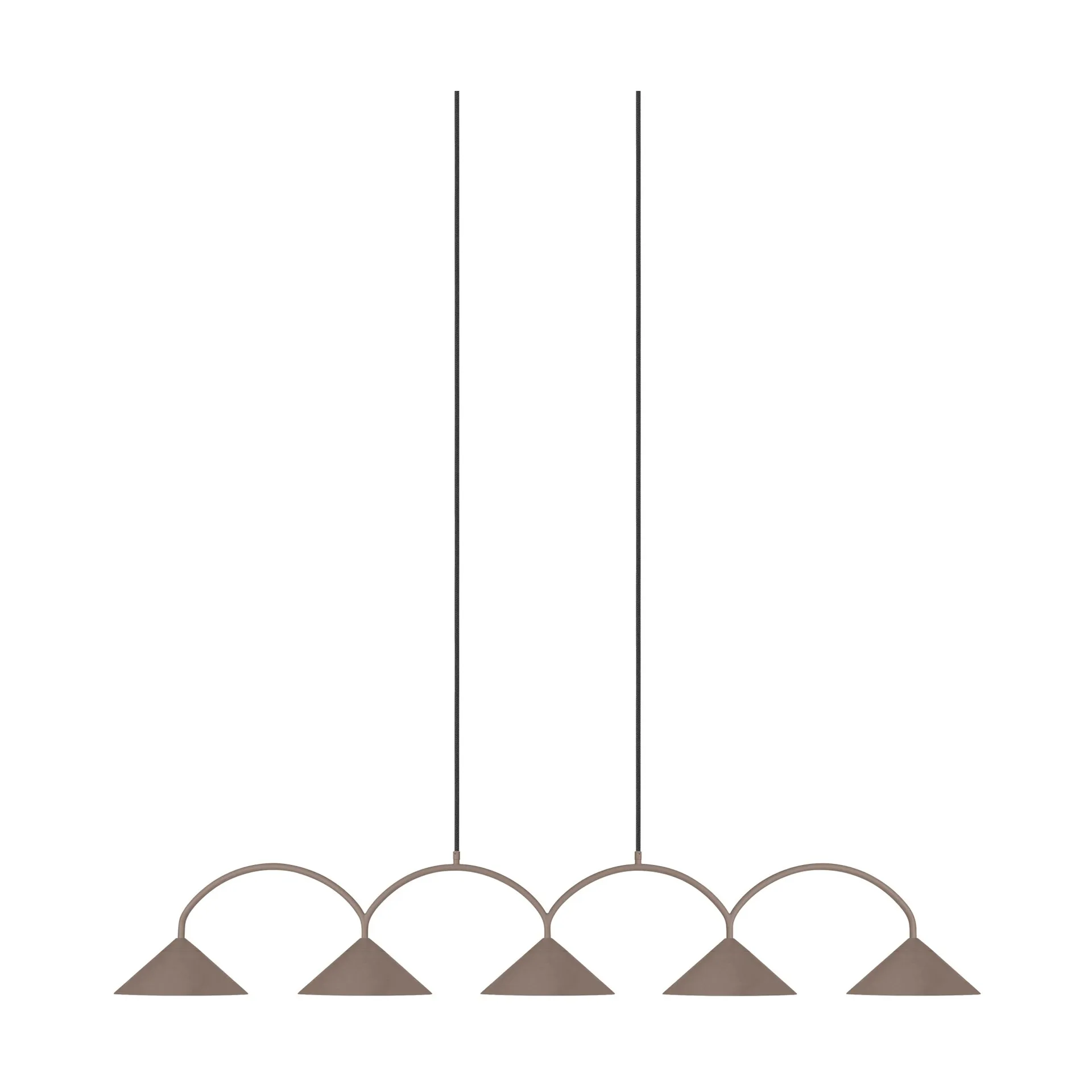 Curve pendant lamp 5, Mocha Globen Lighting