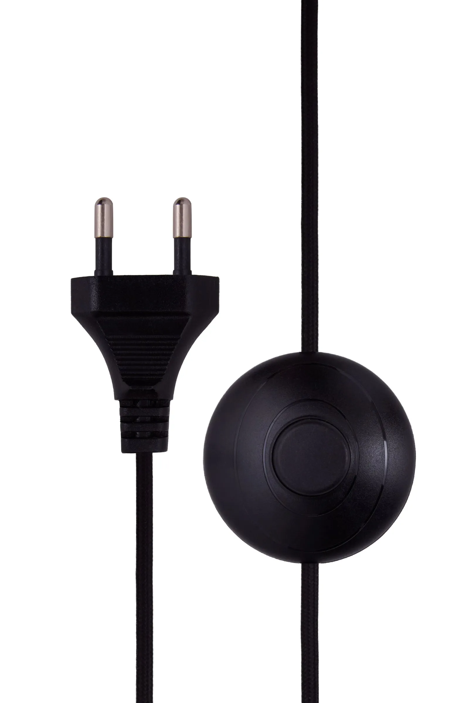 Florian floor lamp, White bouclé/black, Ø30x80 cm Globen Lighting