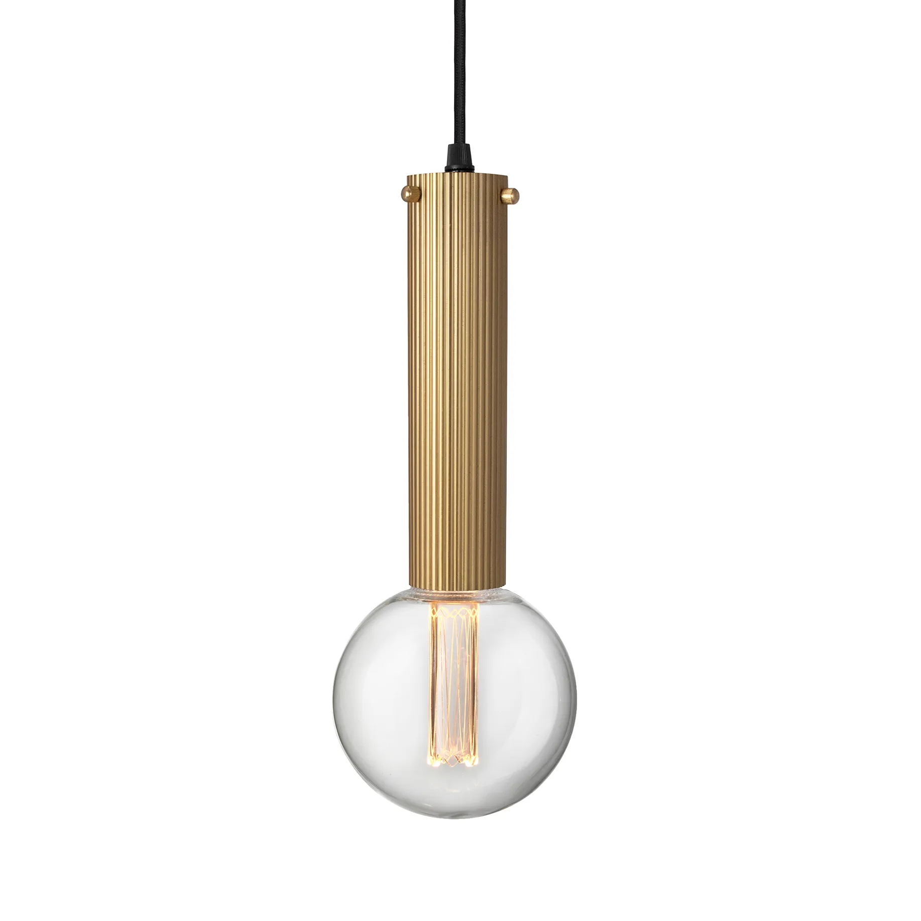 Hubble pendant lamp 22 cm, brushed brass Globen Lighting