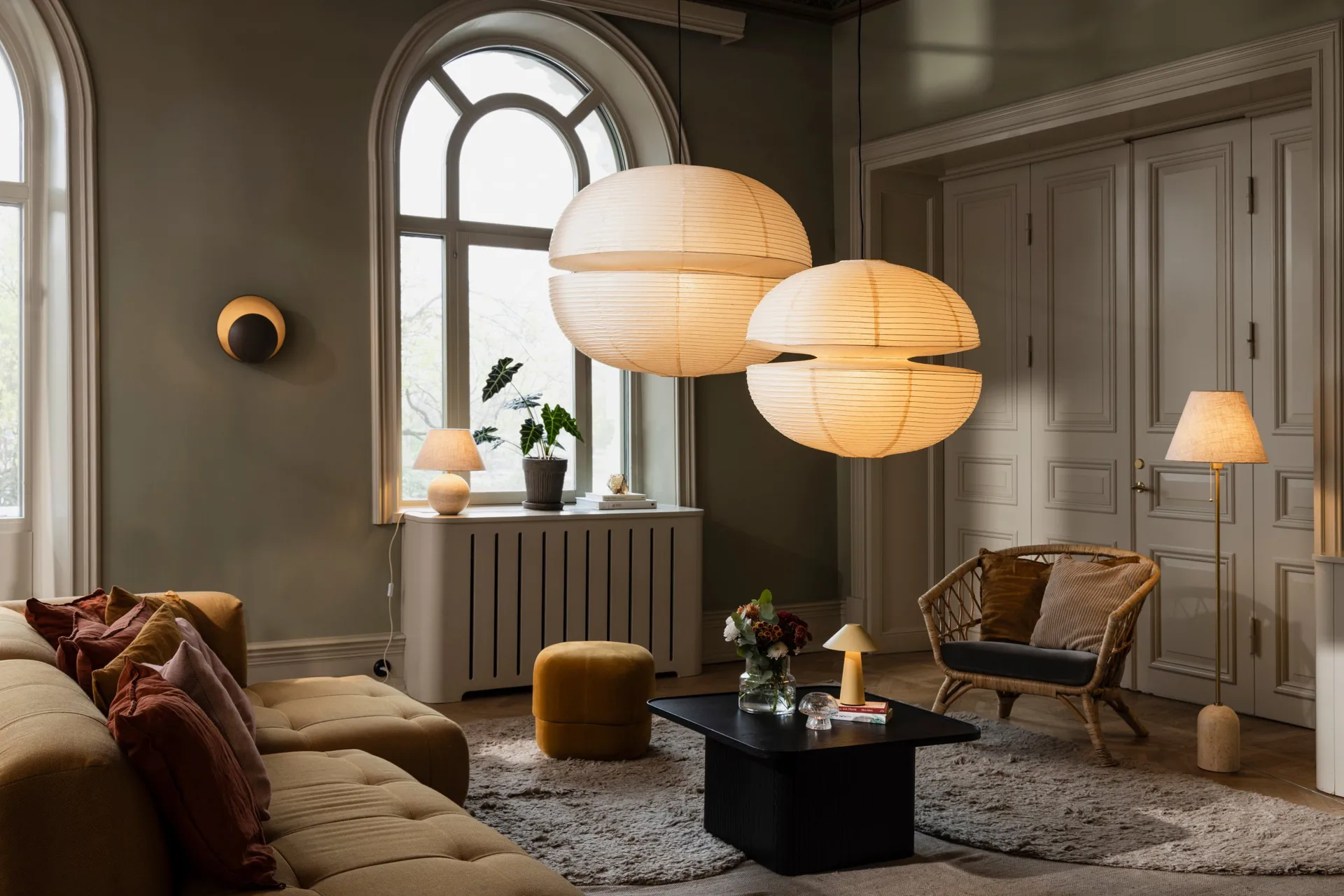 Mela lampshade, Beige, Ø60 cm Globen Lighting