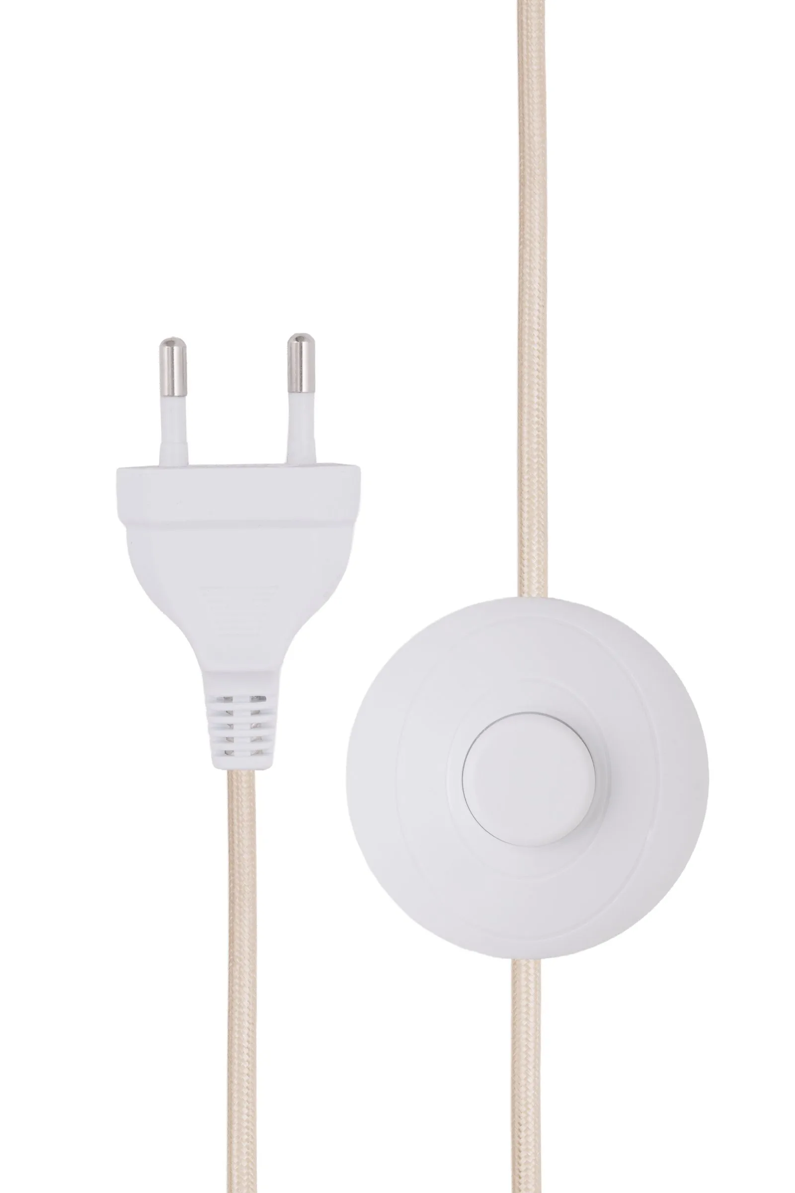 Noah floor lamp, White bouclé, Ø45x88 cm Globen Lighting