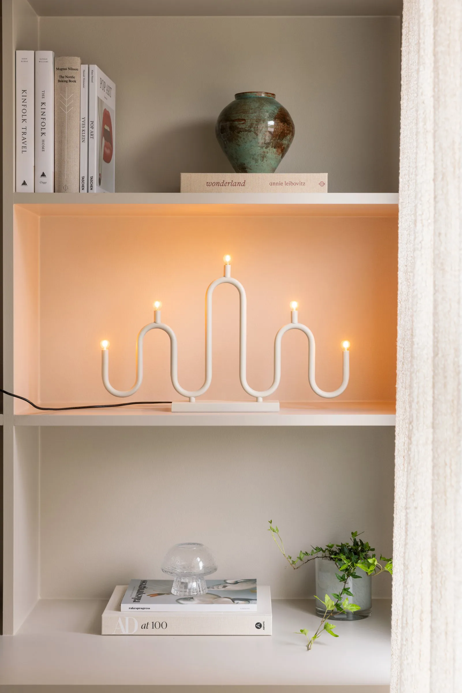 Noel 5 advent candle, Ivory-white Globen Lighting