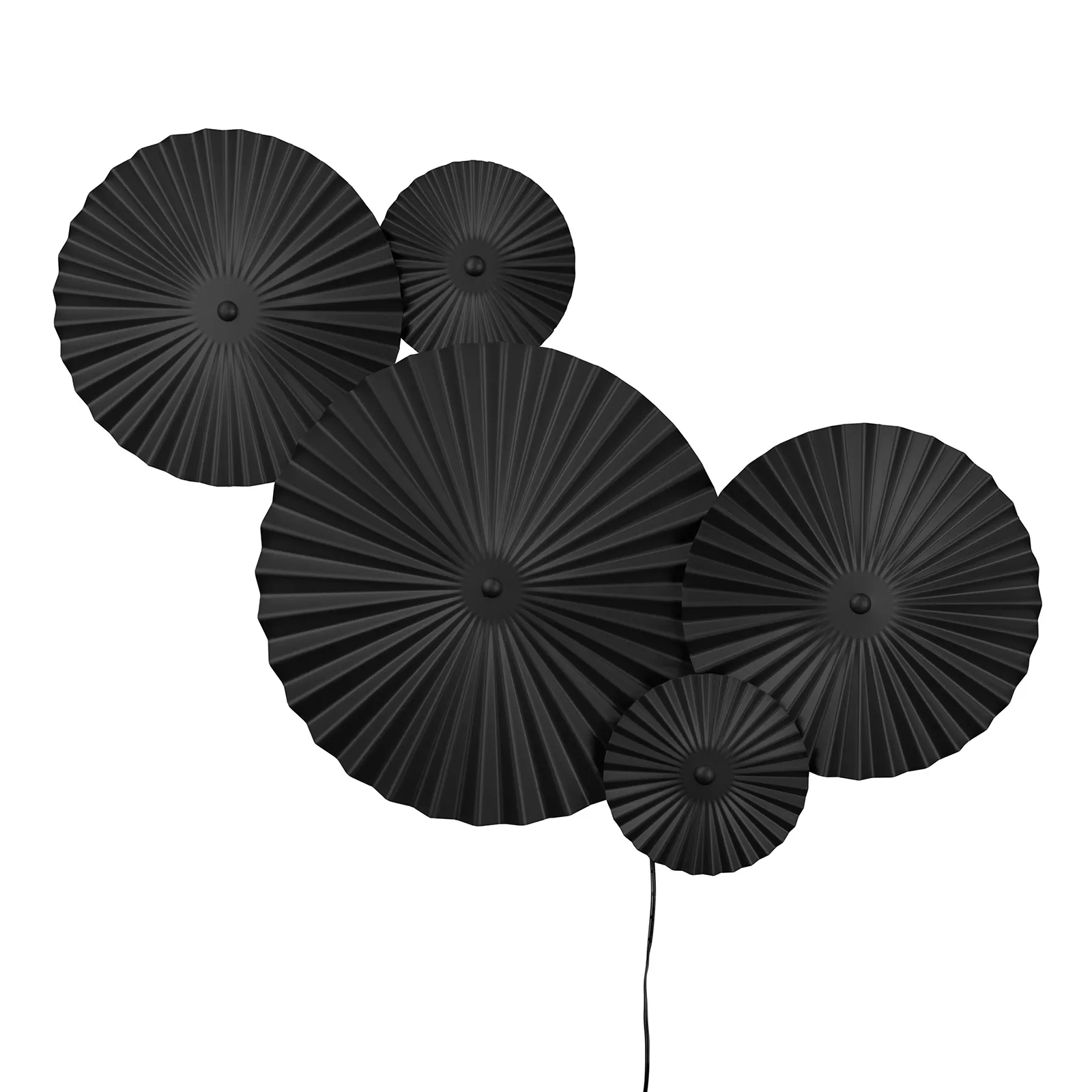Omega wall lamp, black Globen Lighting
