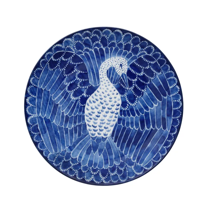 Selma plate bird Ø 21 cm - 21 cm - Götefors Porslin